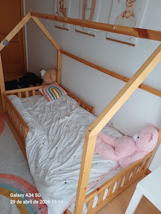 Cama de criança montessorie + colchão (reservado)
