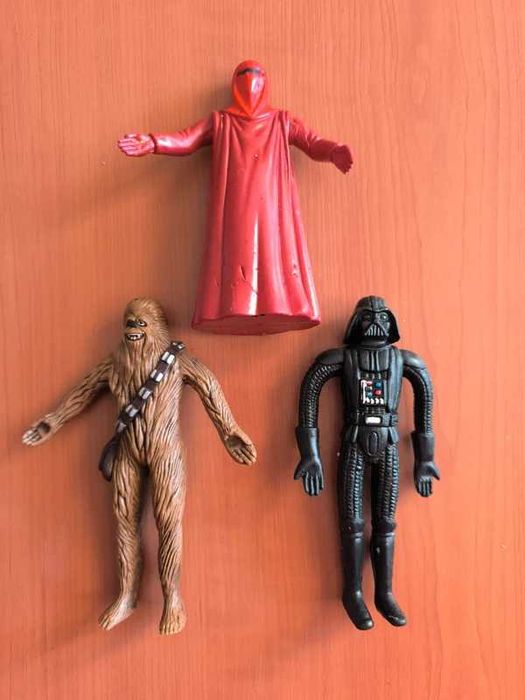 1993 Star Wars Just Toys Inc. Darth Vader, Chewbacca, Royal Guard.