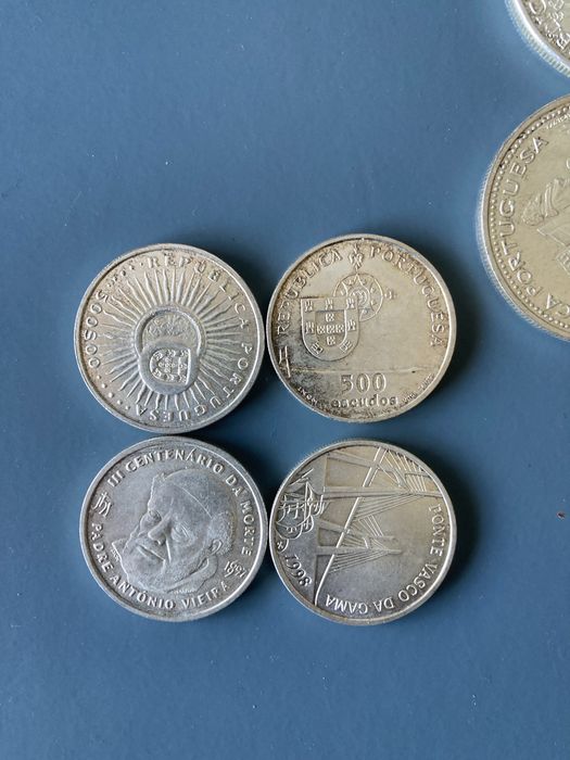 Moedas portuguesas de prata