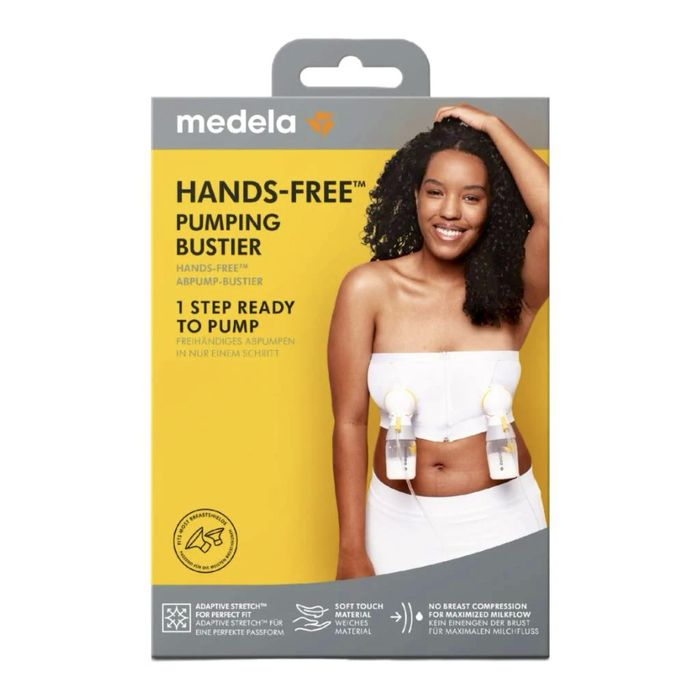 Топ-бюст Medela Hands-free Pumping Bustier. Чорний. Розмір S та M