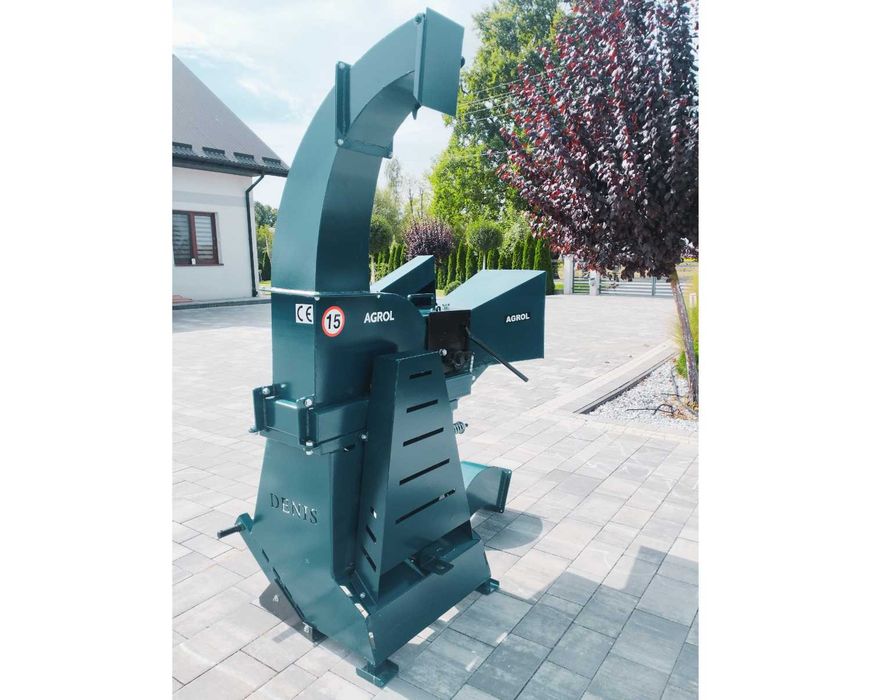 Rębak do drewna denis R-12 Rozdrabniacz bębnowy do średnicy 12cm
