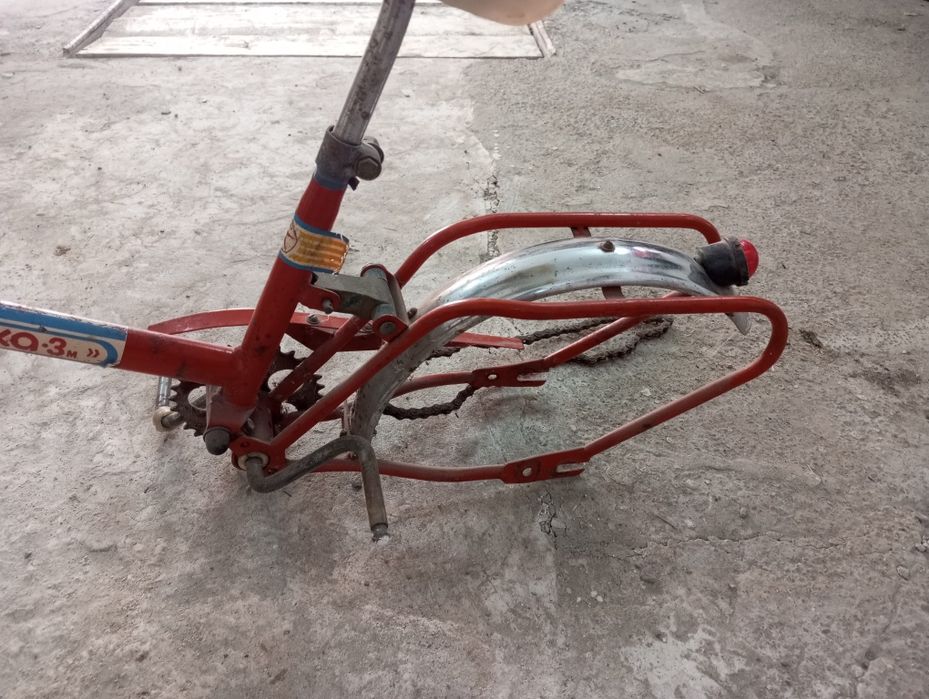 Велосипед зайчик 3 рама без колес