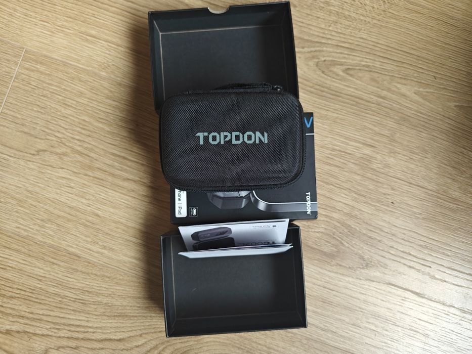 Kamera termowizyjna iPhone IOS topdon tc002c  adapter lighting