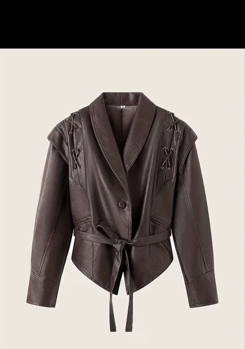 Куртка еко шкіра