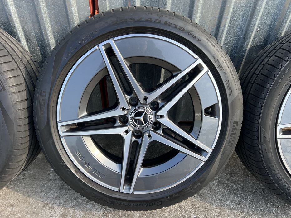 Alufelgi lato Mercedes c w206 AMG 18 5x112 nowy model opony pirelli