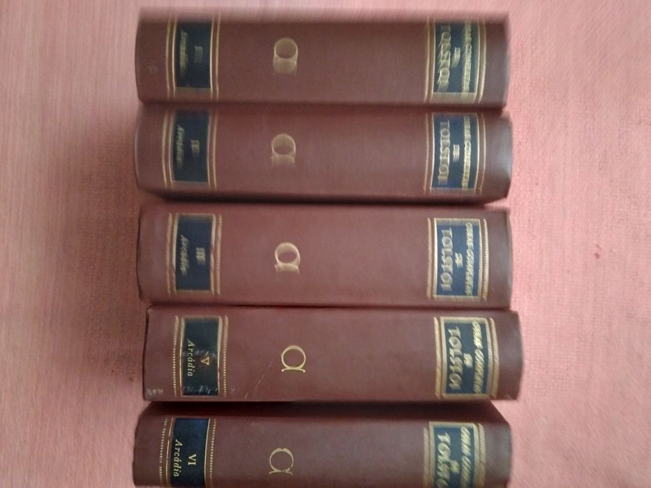 Obras completas de Tolstoi, 5volumes