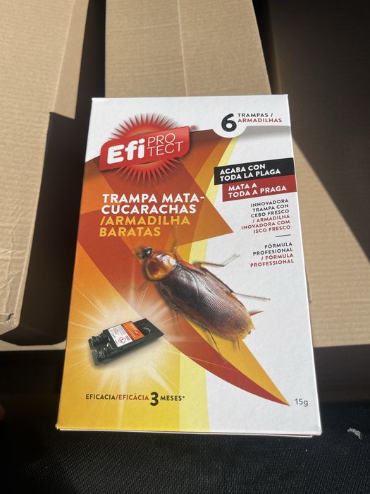 Armadilhas para Baratas Efi Protect – Validade até 2029