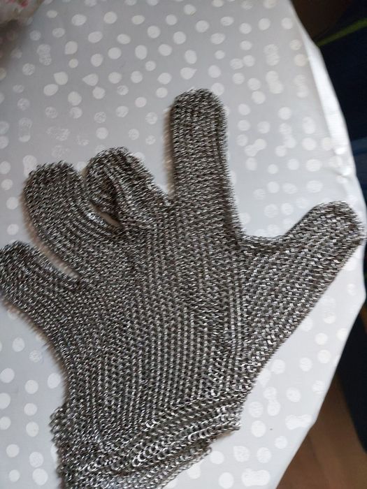 Luva malha inox da niroflex