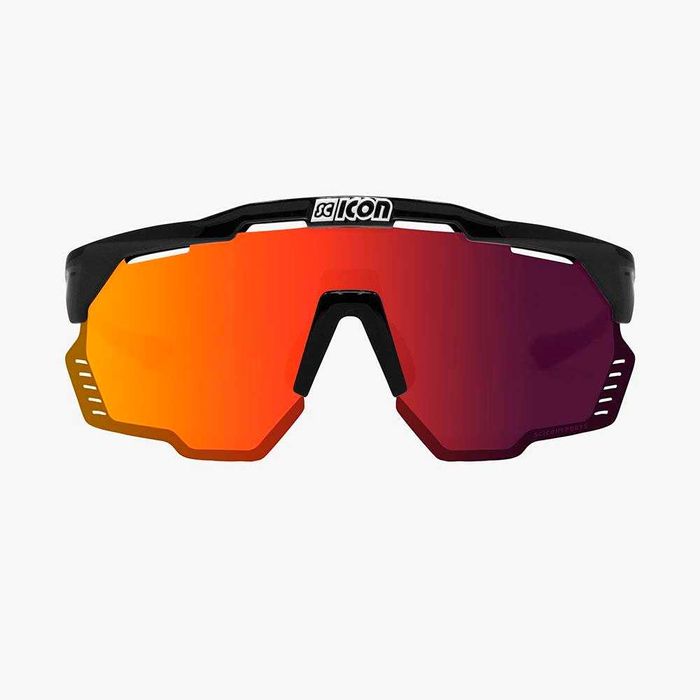 Okulary SCICON AEROSHADE KUNKEN Black Gloss - SCNPP Multimirror Red