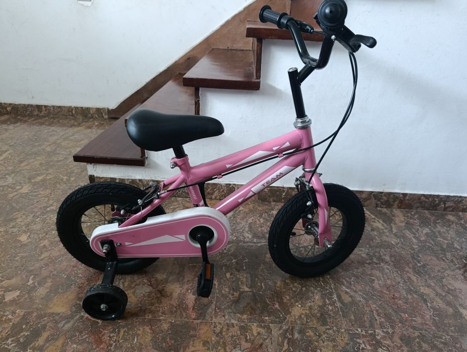 Bicicleta menina cor de rosa