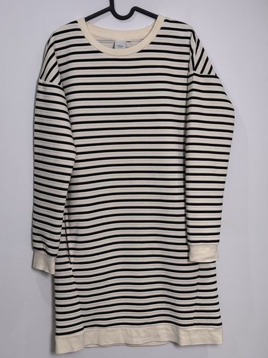 Sukienka dresowa w paski S