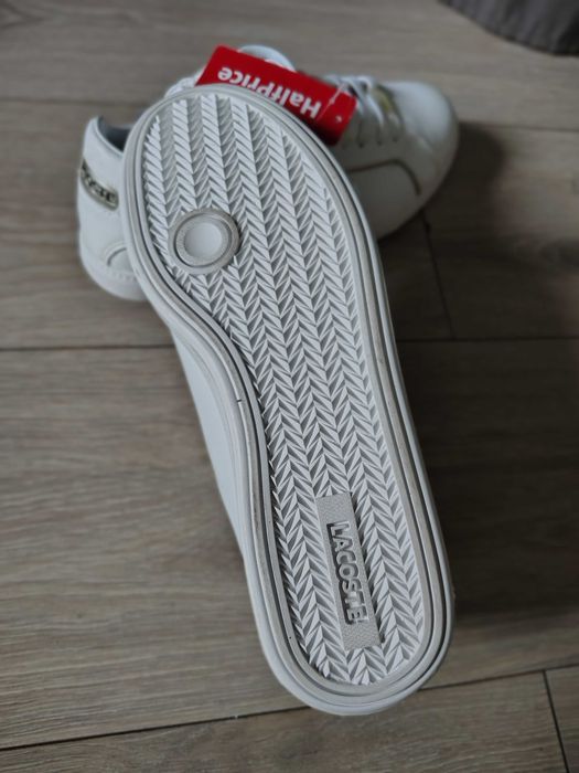 Nowe buty damskie Lacoste 40 białe
