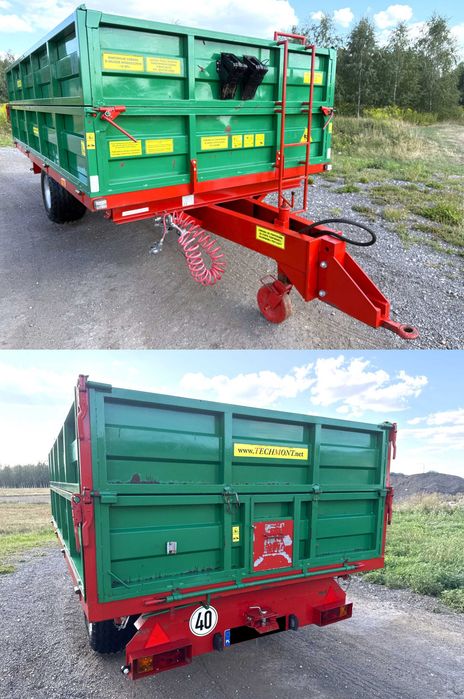 Przyczepa jednoosiowa TECHMONT T-151/2 5000 kg 2012 rok Stan BARDZO DOBRY