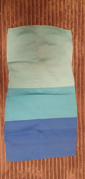 Sukienka 36 S AMISU bandażowa Letnia Lato Jak Nowa Turkusowa