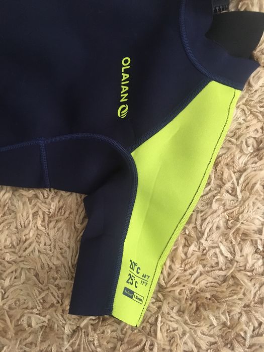 Crianca/Fato de surf shorty100 neoprene1,5mm