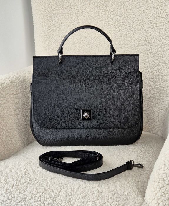 Sale. Кожаная итальянская женская сумка портфель. Шкіряна сумка