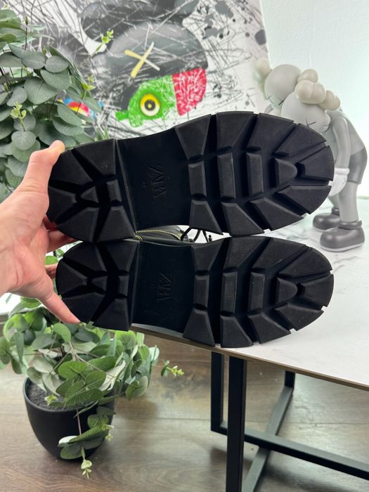 Зимові ботінки шкіряні Zara 38 розмір Е10689