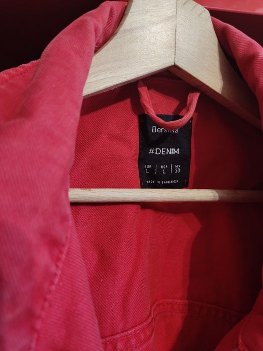 Kurtka jeansowa dżinsowa katana Bershka l