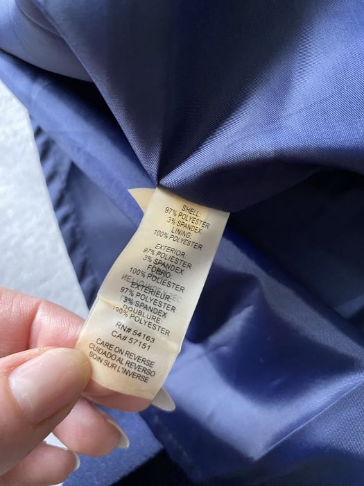 Piękna nowa sukienka Karl Lagerfeld XL granat koronka