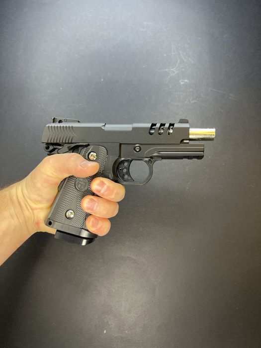 Металевий іграшковий пістолет S&W M1911 - Vigor V15