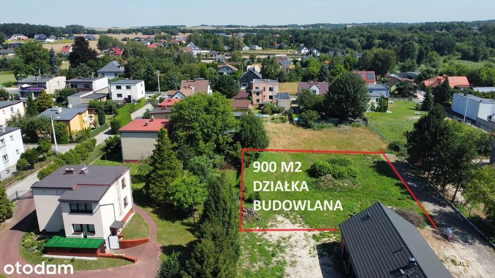 Budowlana, media na działce
