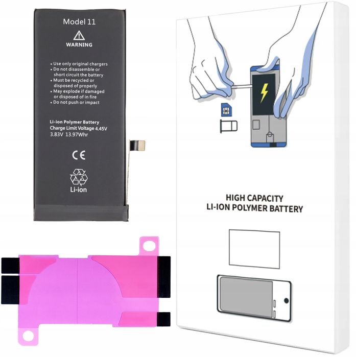 Bateria Do Iphone 11 Większa Pojemność 3650 Mah Świeża Komplet