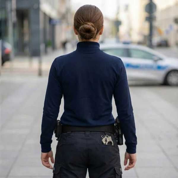 Półgolf policyjny granatowy