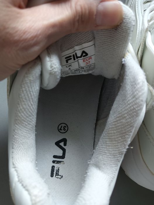 Białe buty FILA rozmiar 37