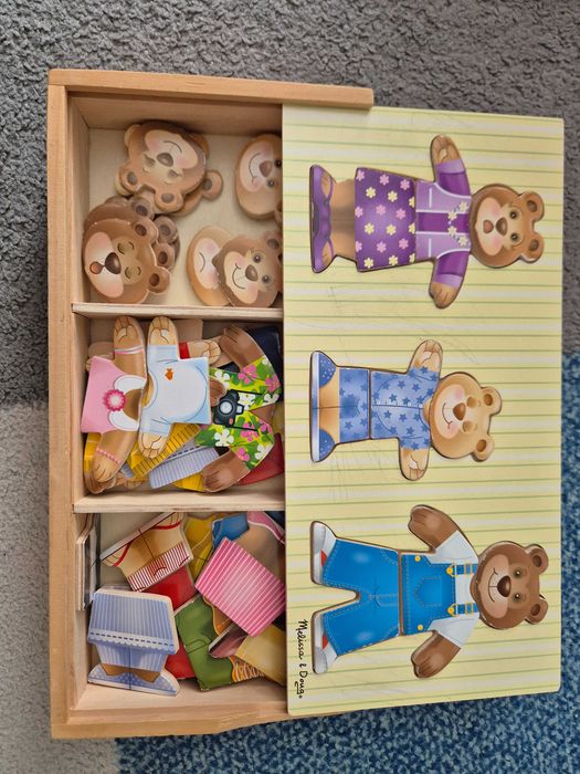Misie przebieranki drewniane Melissa & Doug