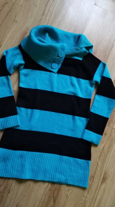 Sweter długi golf nowy