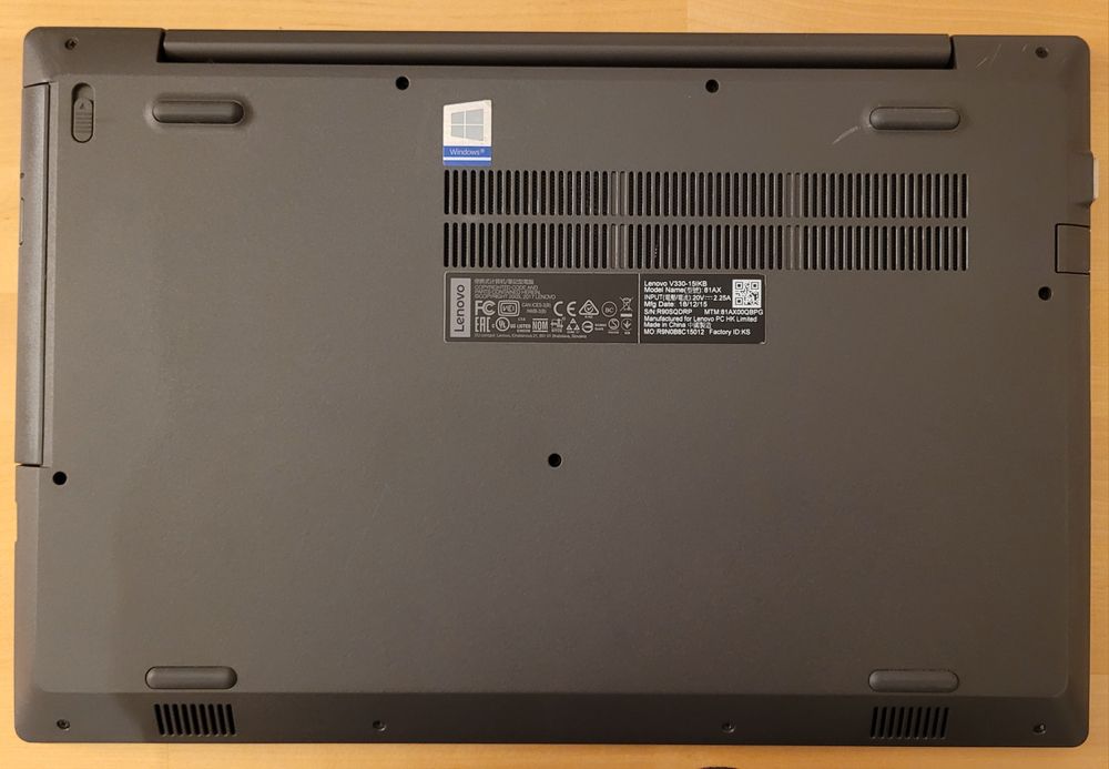 PC Portátil Lenovo V330 i3 c/ SDD 128Gb + HDD 500Gb