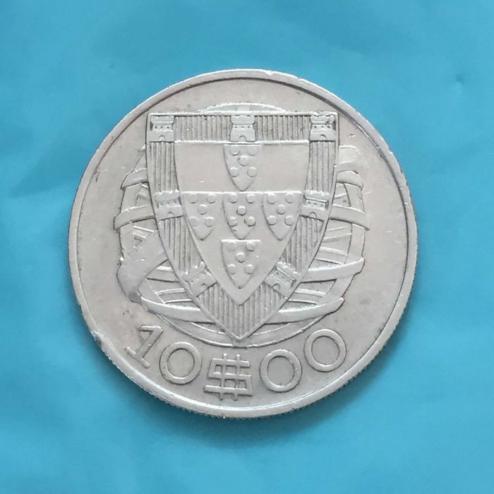 10 Escudos 1940 - prata