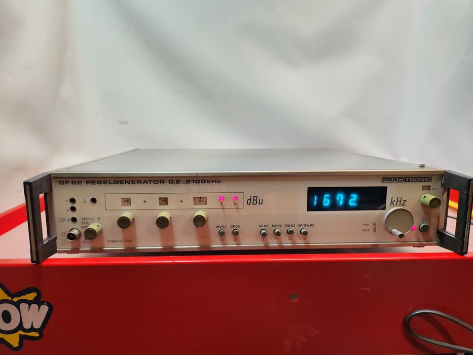 Przyrząd mierniczy generator poziomu Präcitronic GF 62 Pegelgenerator