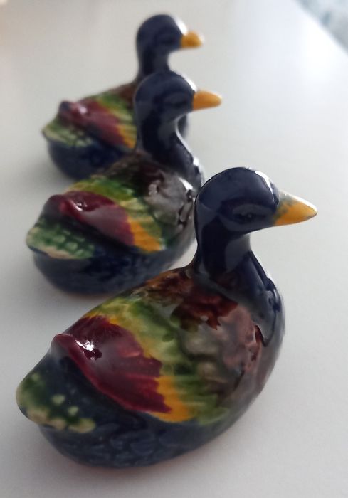3 Ceramic Ducks428624060792197123