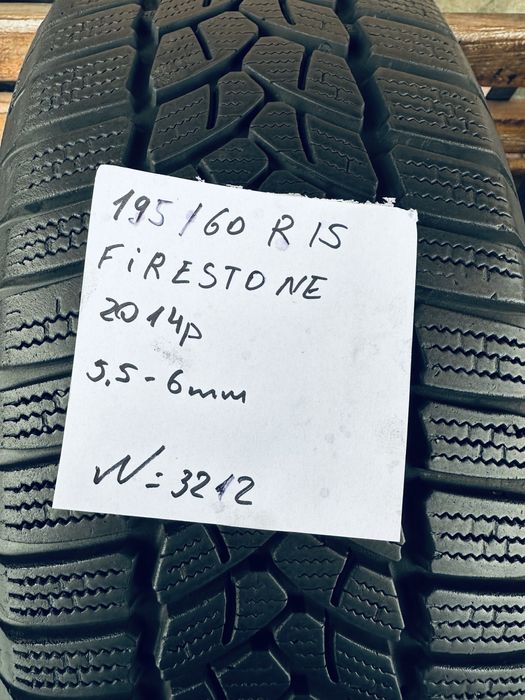 Шини зимові 195/60 R15 (88Т) Firestone Winter Hawk3