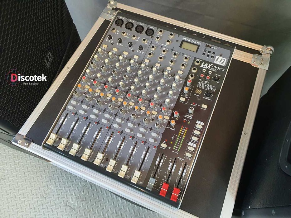 Nagłośnienie LD Systems | 4 x Stinger 15 | Sub 15A, Mikser, Końcówka |