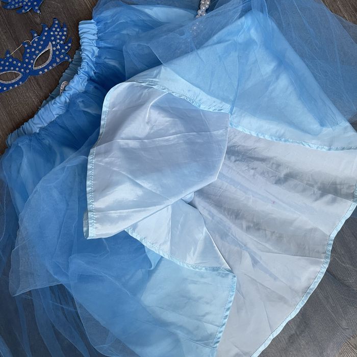 Костюм Новий рік р. 98-110см, 134см спідниця Ельза Снігова Корол Русал