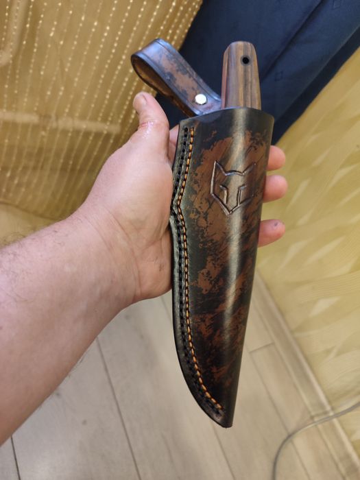 Нож ручной работы Лис фултанг
