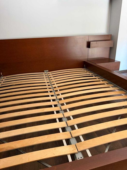 Łóżko Ikea Malm 160/200 plus 2 nocne stoliki