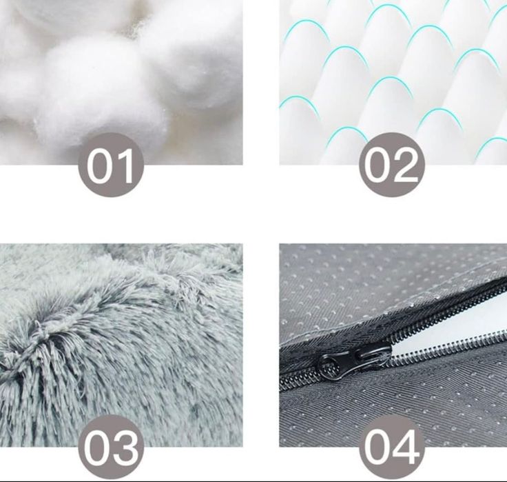 Legowisko dla psa ortopedyczne, miękkie, pluszowe r. L