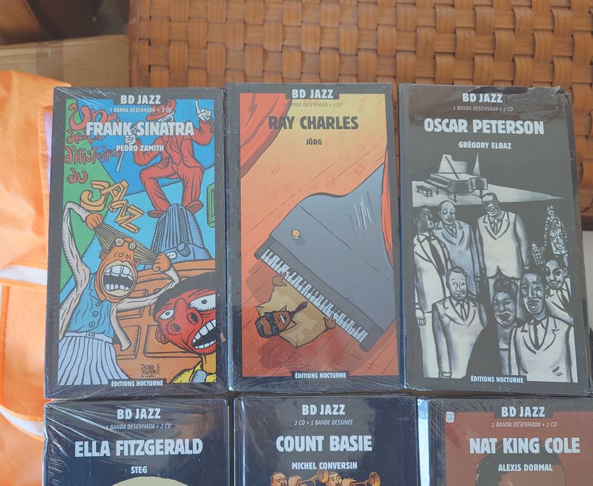 Colecção BD JAZZ (1 Banda Desenhada + 2 CD)