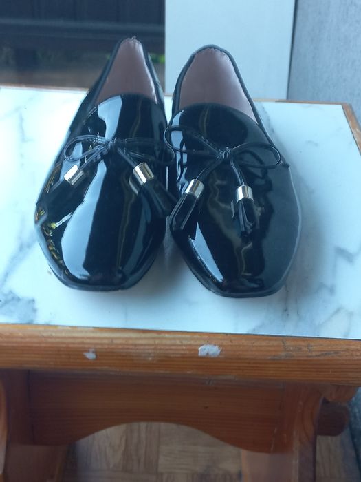 Mokasyny Zara Basic 37,wkładka 24