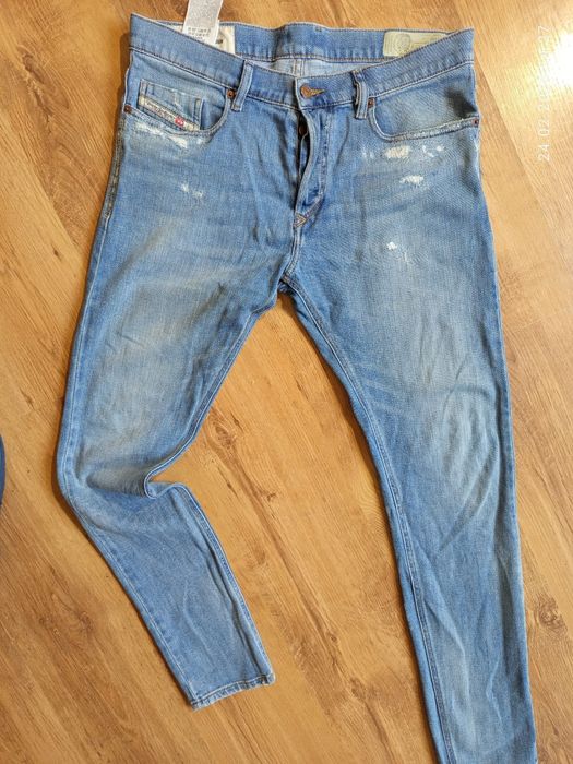 Diesel nowe oryginalne slim stretch jeans męskie