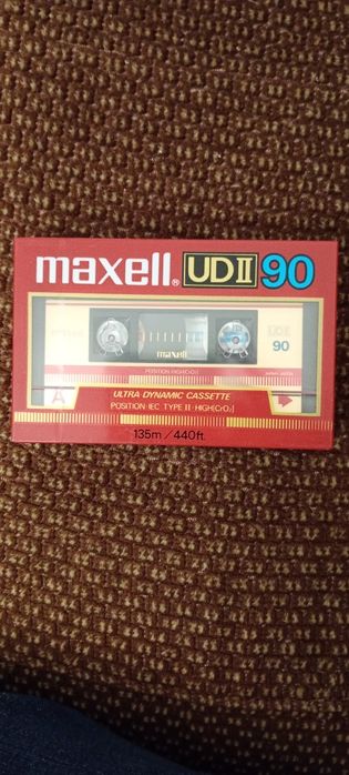 Maxell UD II 90 minutos.1985-87 made on Japan