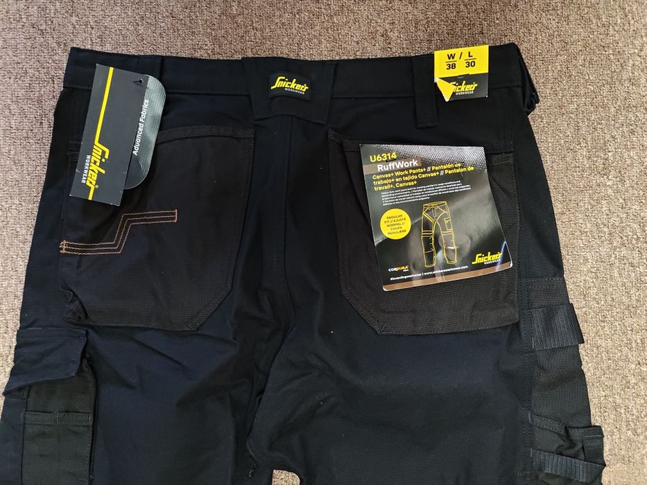 108 Snickers RuffWork najmocniejsze spodnie robocze pas 96cm BHP