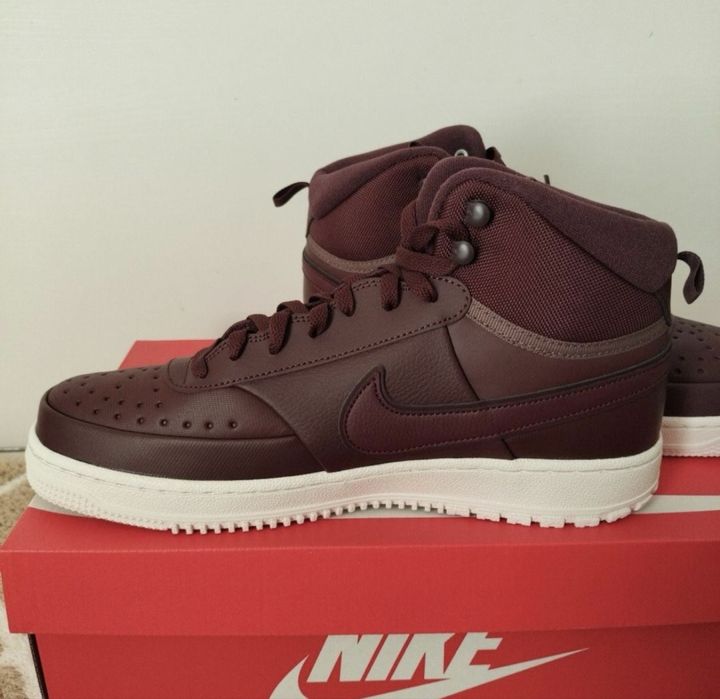 Кросовки Nike court vision winterized burgundy crush найк 46