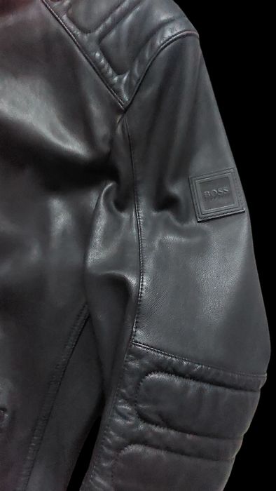 Hugo Boss nowa kurtka skórzana męska r. 48/M