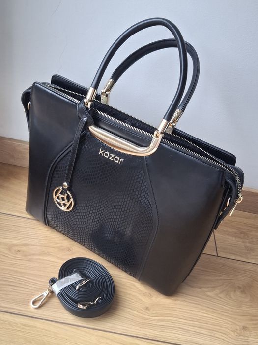 kazar nowa torebka damska ze skóry duża