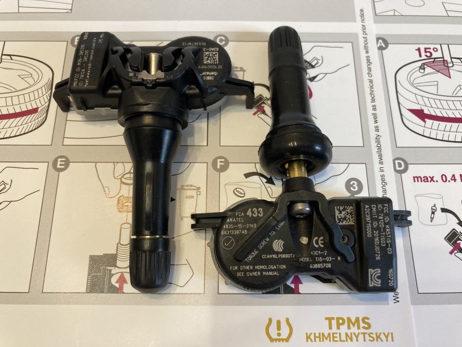 Датчики Давления Шин CHRYSLER DODGE JEEP Fist.Alfa .Lancia.