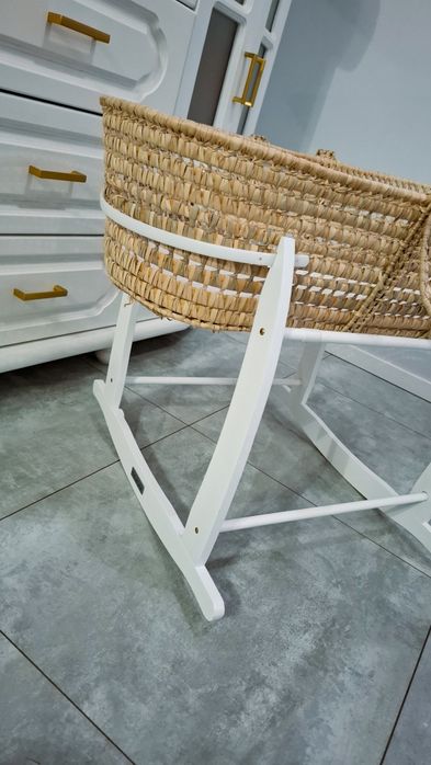 Kosz mojżesza bujaczek clair de lune biały